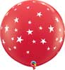 Contemporary Stars Red Balloons